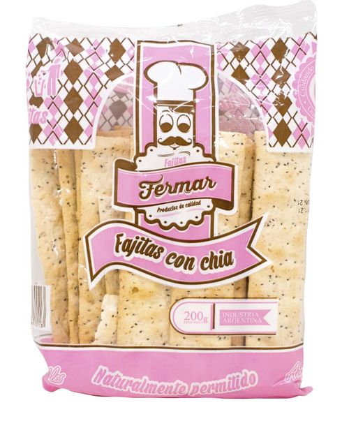 Fajitas Fermar con Chía 180G