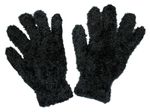 Guantes-Chenille-Negro-Infantil-19CM