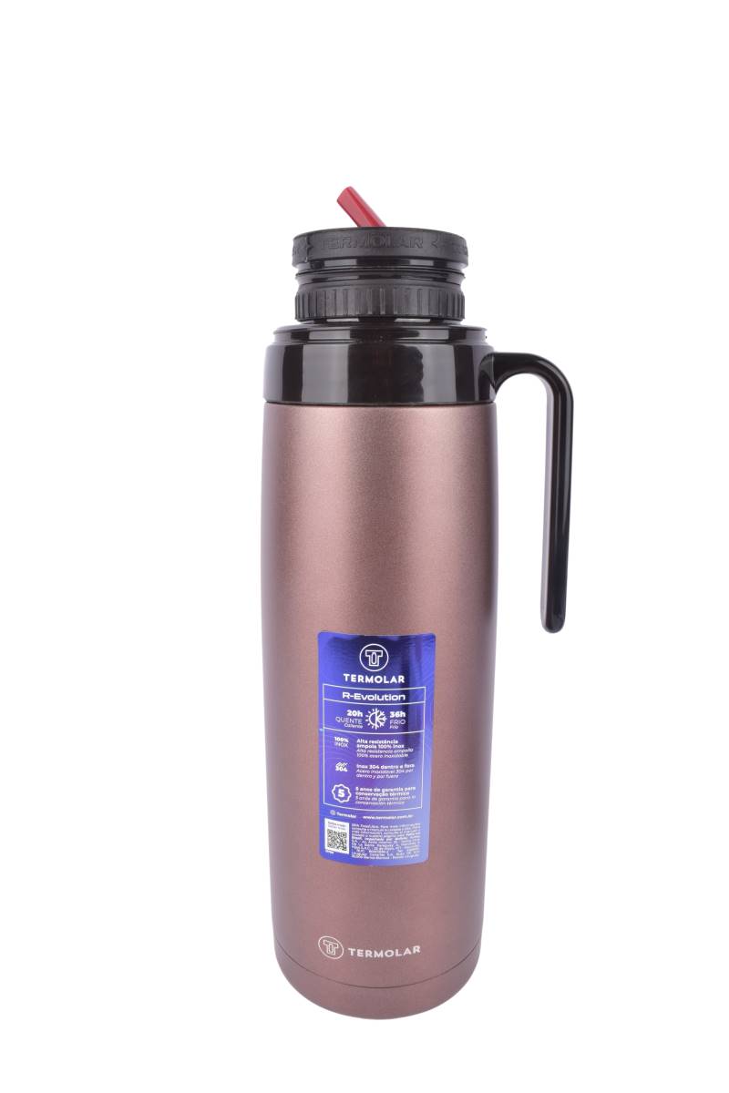 Termo-Termolar-Acero-Bronce-1L