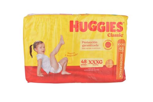 Pañales Bebés Huggies Xxxl Classic 48
