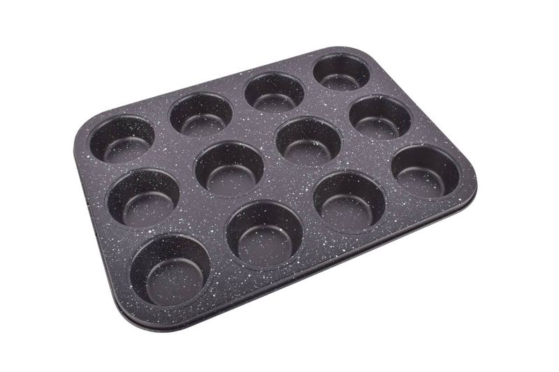 Molde-Carol-Muffin-x12-Negro-Granito-35CM