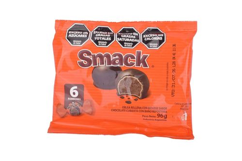 Bombones Smack Rellenos Mousse 96G 6