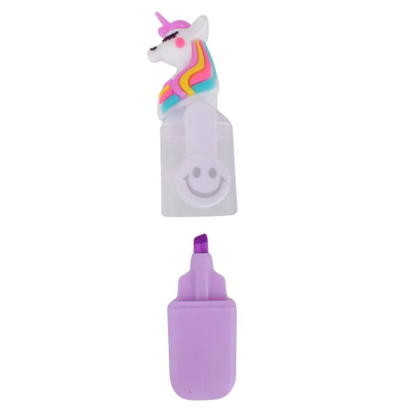 Resaltadores-Pastel-Tapa-Unicornio--6Pz