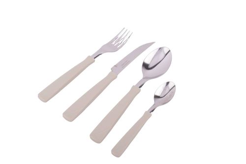 Juego de Cubiertos Tramontina Leme Gris 24Pz
