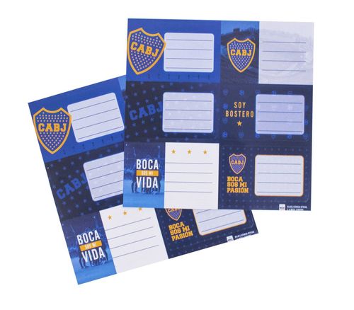 Etiqueta Escolar Boca