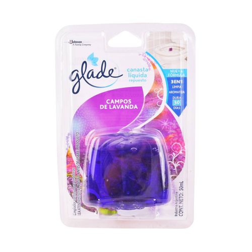 Canasta Líquida Glade Lavanda Rep 50ML