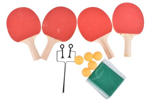 Set Ping Pong Eco c/Red 4 Raquetas