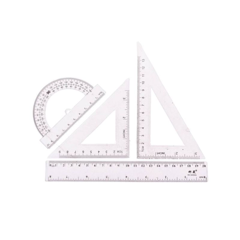 Set-Geometrico-Cristal-con-Regla-20CM-4Pz