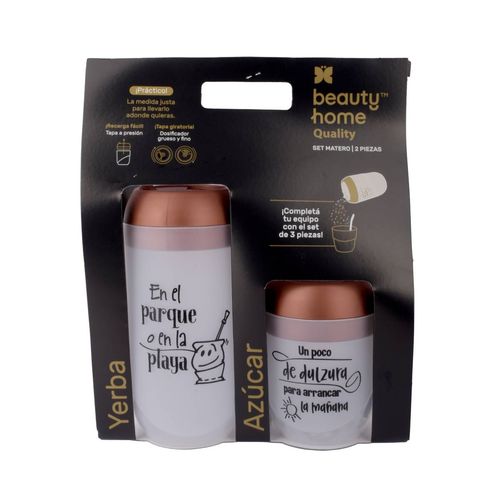 Set Beauty Home Yerbera/Azucarera