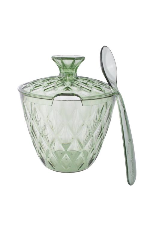Azucarera Carol Glamour Esmeralda +Cuchara 330ML