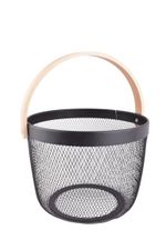 Canasto-Oval-Metal-M-Madera--25X19CM