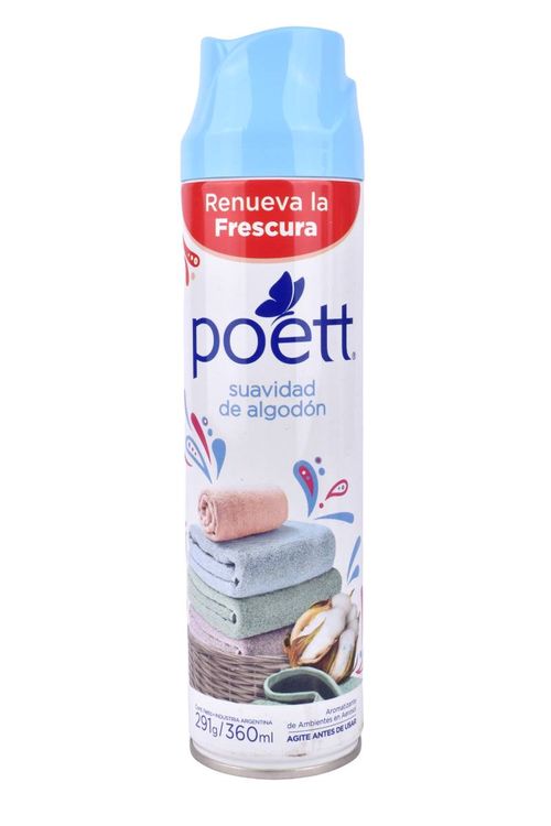 Aromatizador Poett Aero Suavidad de Algodón 360ML