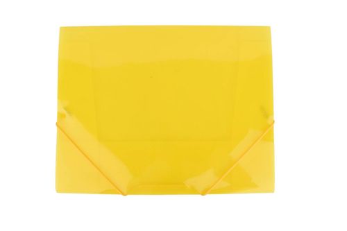 Carpeta A4 con Elástico Transparente Color