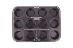 Molde-Carol-Muffin-x12-Negro-Granito-35CM