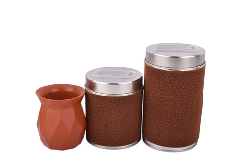 Set Mate Azucarera + Yerbera 3Pz