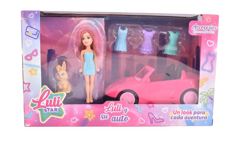 Mini-Muñeca-Lulistar-con-Auto