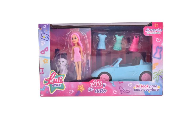 Mini-Muñeca-Lulistar-con-Auto