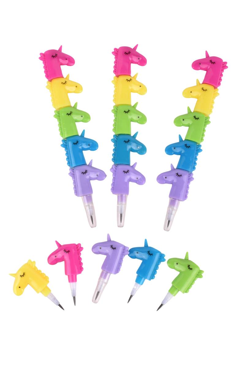 Lapices-Grafitis-Apilables-Unicornio--4Pz