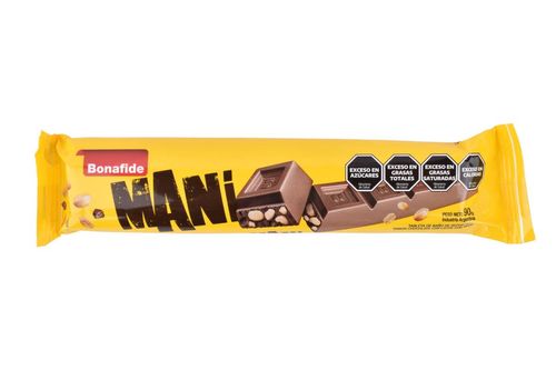 Tableta Bonafide Leche y Maní 90G