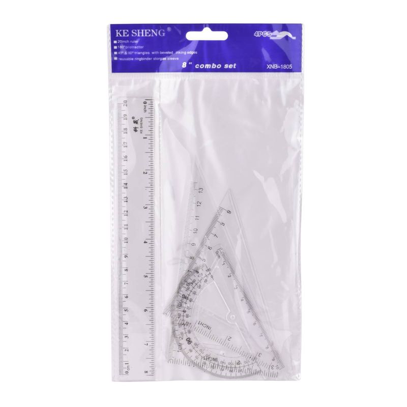 Set-Geometrico-Cristal-con-Regla-20CM-4Pz