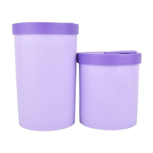 Set Matero Azucarera+Yerbero Liso Pastel