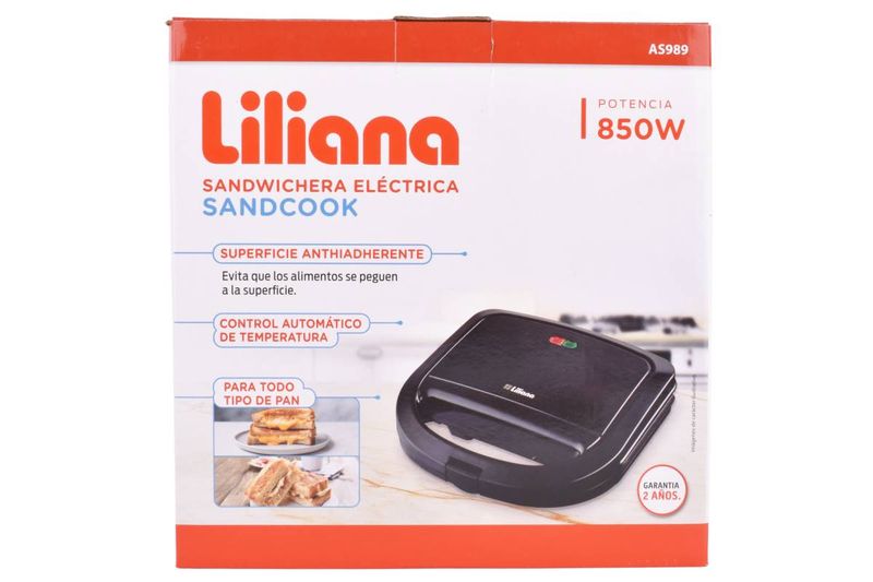 Sandwichera-Liliana-Sandcook-850W