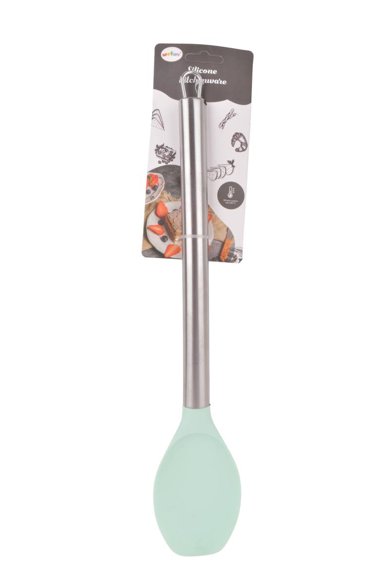 Cuchara-Silicona-Pastel-Mango-Acero-33CM