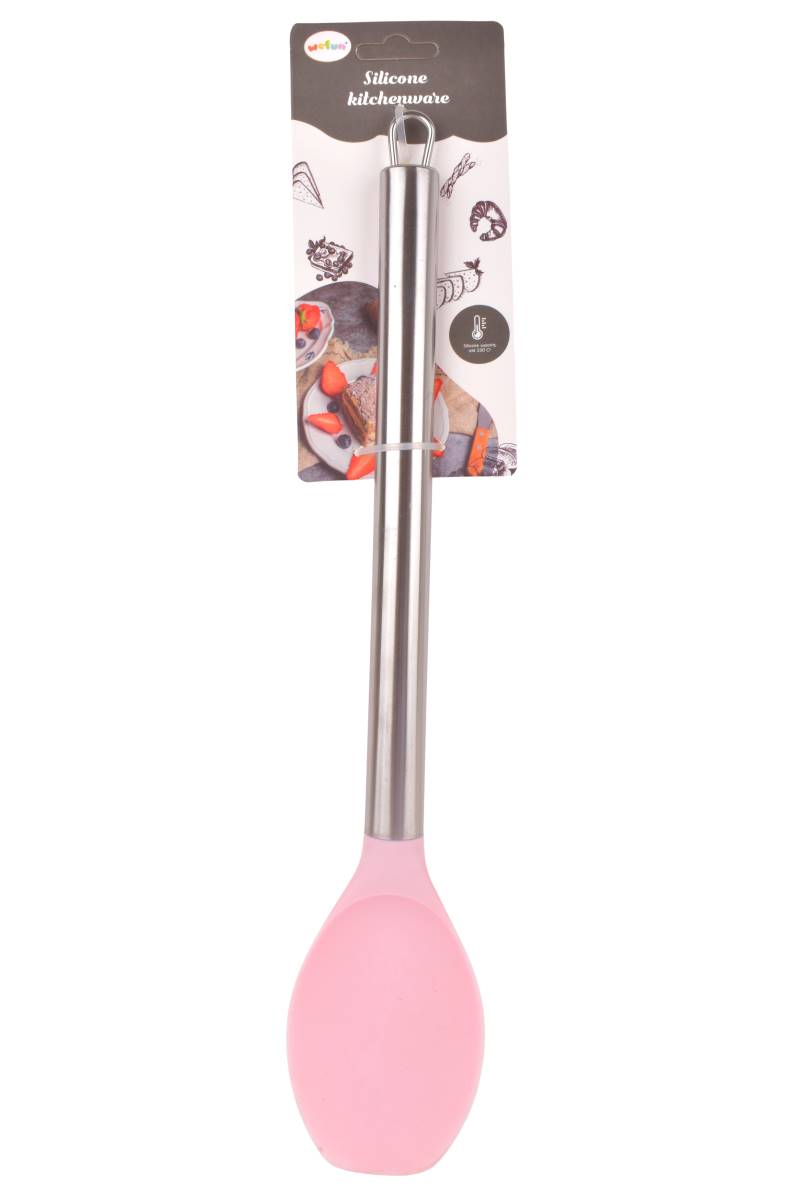 Cuchara-Silicona-Pastel-Mango-Acero-33CM