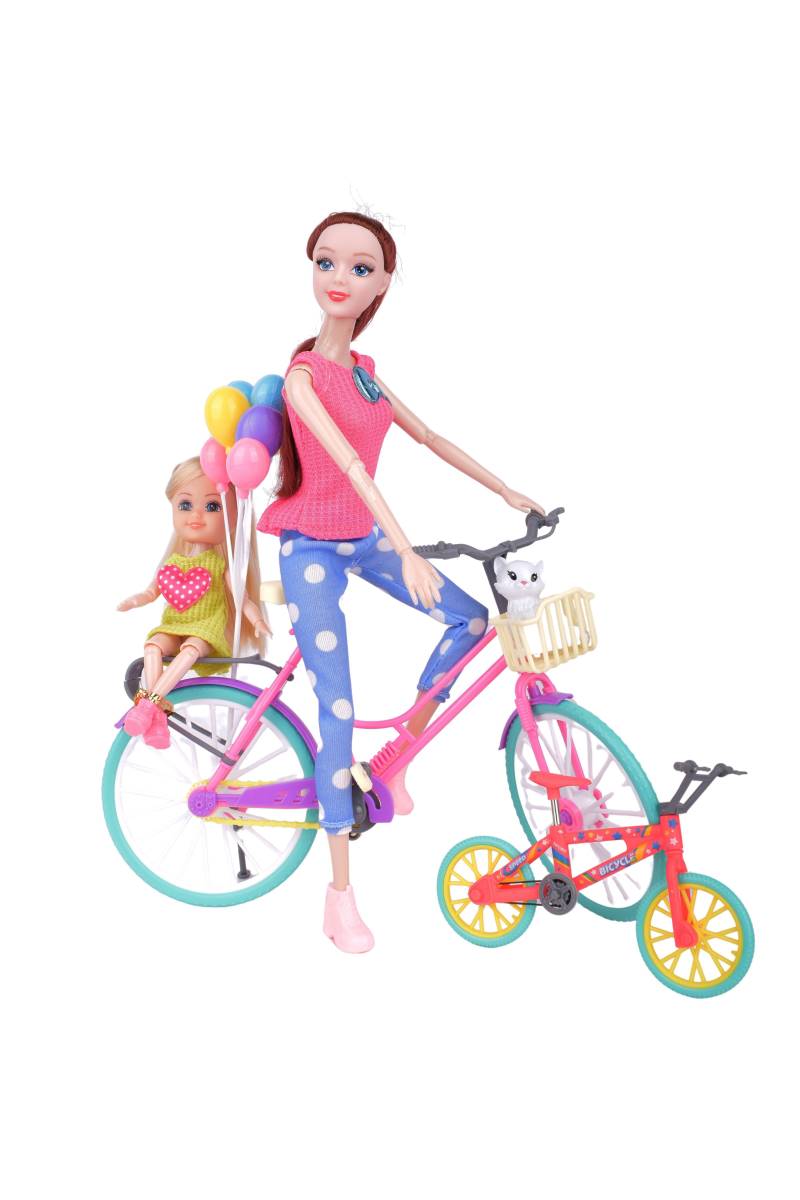 Muñeca-con-Bicicleta--Accesorios