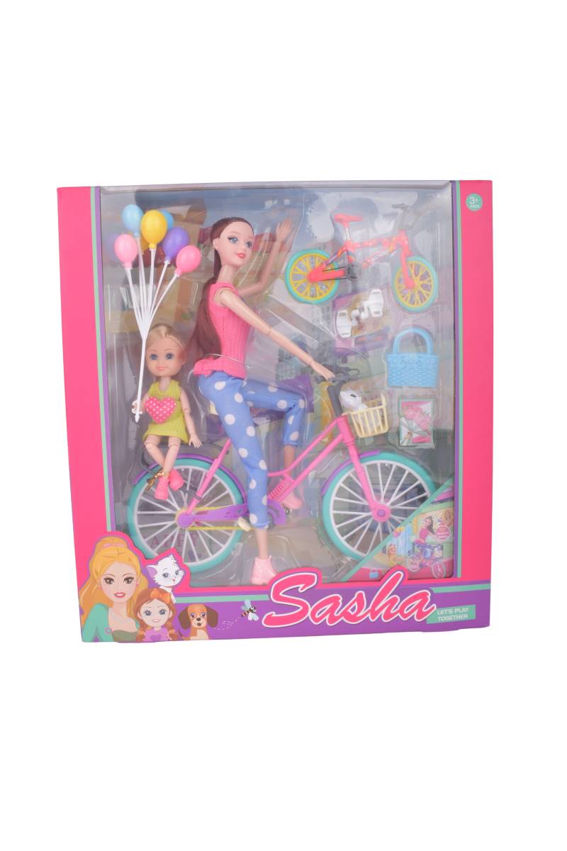 Muñeca-con-Bicicleta--Accesorios