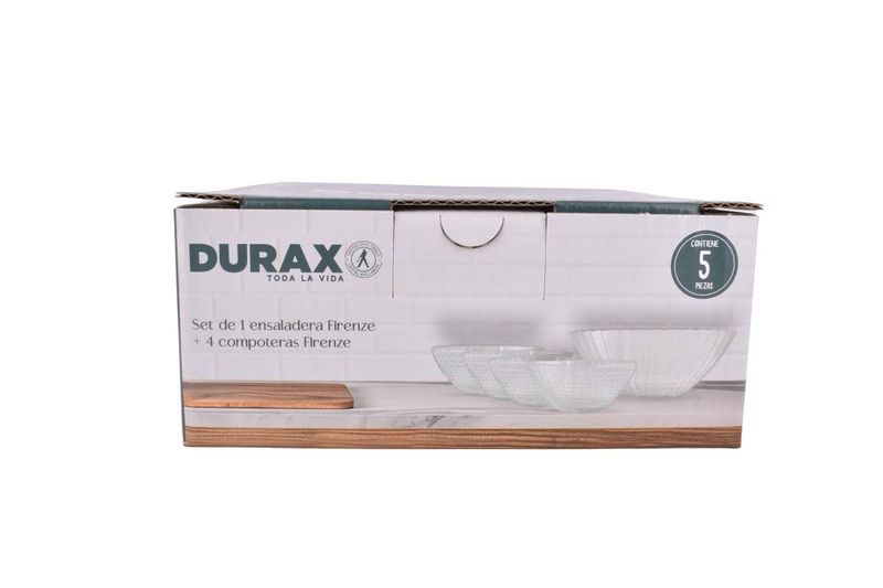 Set-Durax-Compoteras---Ensaladera-Firenz--5Pz