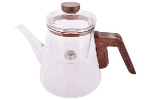 Tetera Vidrio con Filtro Manual 750ML