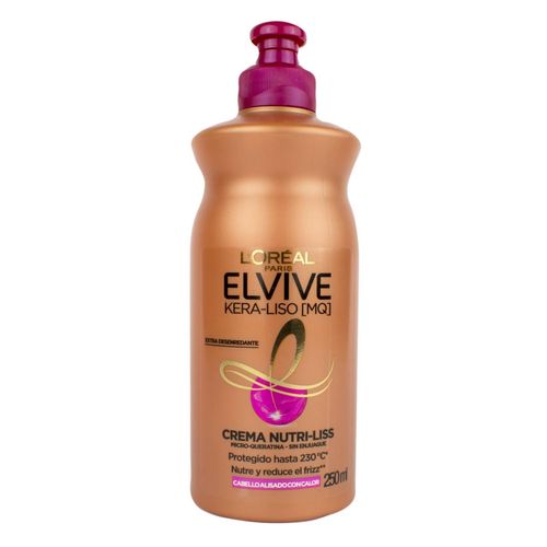 Crema para Peinar Elvive Kera-Liso 250ML