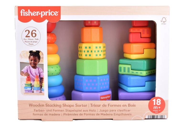 Torre-Apilable-Fisher-Price-de-Madera