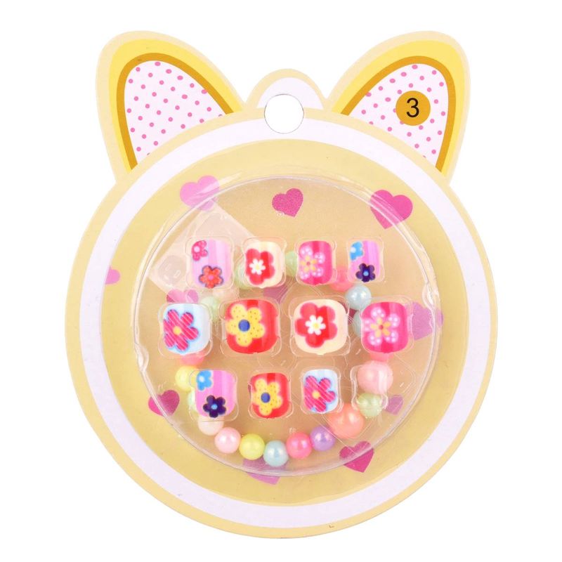Uñas-Postizas-Charm-Beauty-Sticker-Blister-Gatito-Kids
