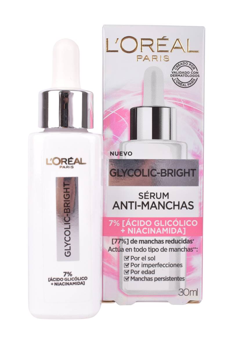 Serum-Facial-L-oreal-Glycolic-Bright--Anti-Manchas-30ML