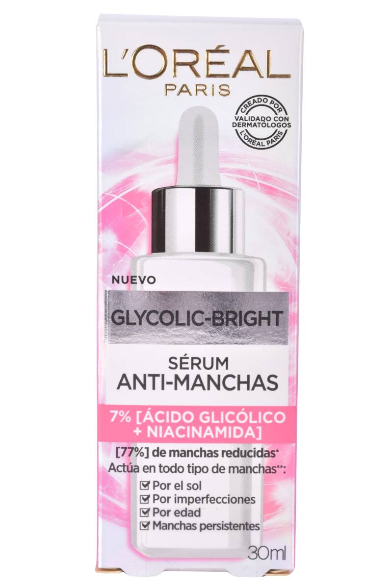 Serum-Facial-L-oreal-Glycolic-Bright--Anti-Manchas-30ML