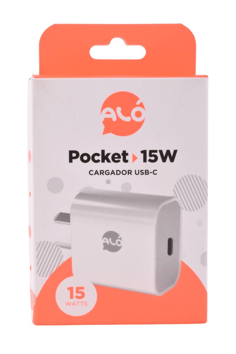 Cargador-Foxbox-Pocket-15W-Blanco-Tipo-C