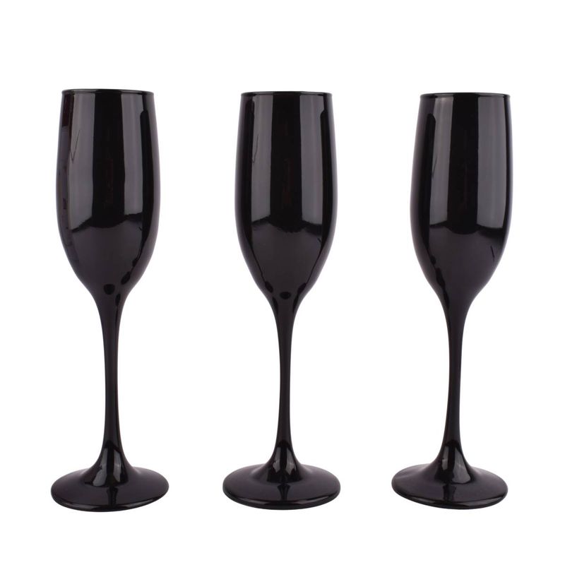 Copa-Champagne-Vidrio-Color-Negra-200ML-6Un