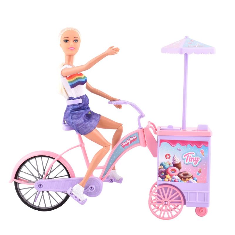 Muñeca-Tiny-con-Bicicleta-Candy