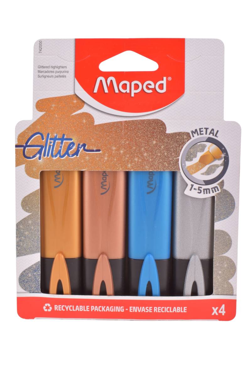 Resaltadores-Maped-Metal-Glitter--4Un