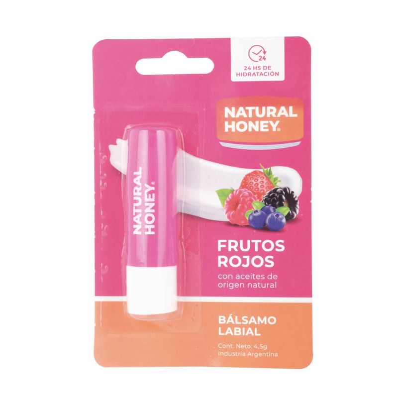 Balsamo-Labial-Natural-Honey-Frutos-Rojos