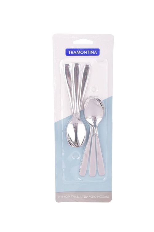 Cucharas Té Tramontina Amazonas Acero 6Un