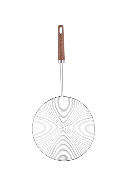 Colador Cocina Acero Malla Fina c/Mang 21.5CM