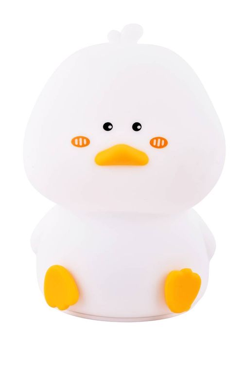 Lampara Velador Patito de Silicona 13CM