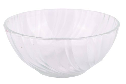 Compoteras Vidrio 12x6cm Labrado 6Pz