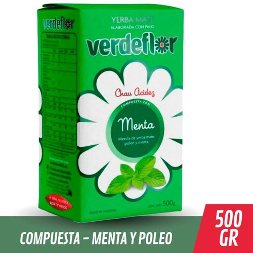 Yerba Verdeflor Menta 500G