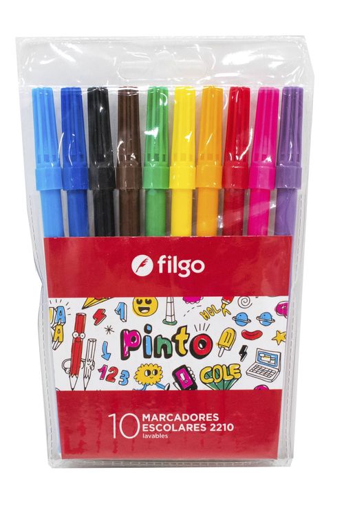 Marcadores Escolares Filgo 10