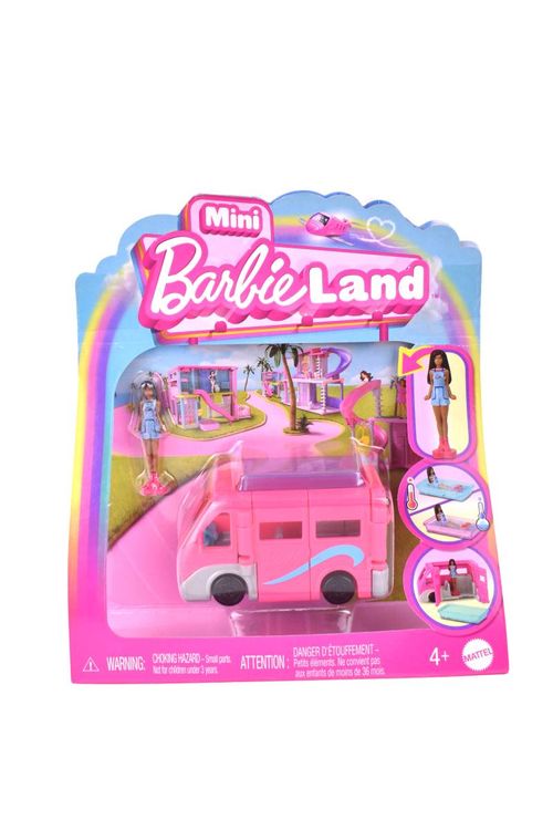 Muñeca Barbie Mini Barbieland con Vehiculos