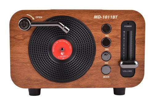 Parlante Diseño Tocadiscos Bluetooth